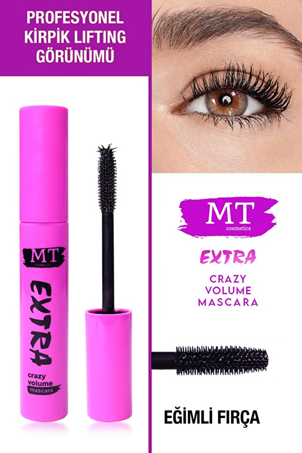 Mt Extra Crazy Volume Maskara Pembe Ambalaj - 2