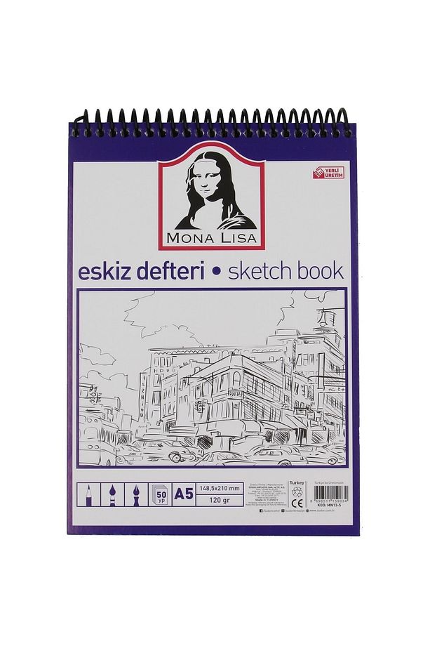Mona Lisa Eskiz Defteri A5 120 Gram 50 Yaprak - 1