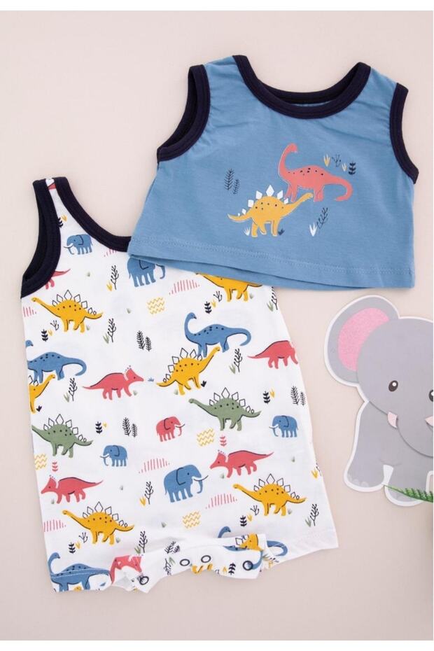 2 Li Erkek Bebek Tulum - 1