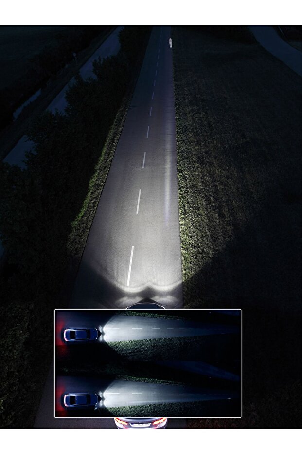 Led 360 M8 H4 Full Power Csp 360° Led Xenon Far Ampulü %100 Canbus 12000lm - 5