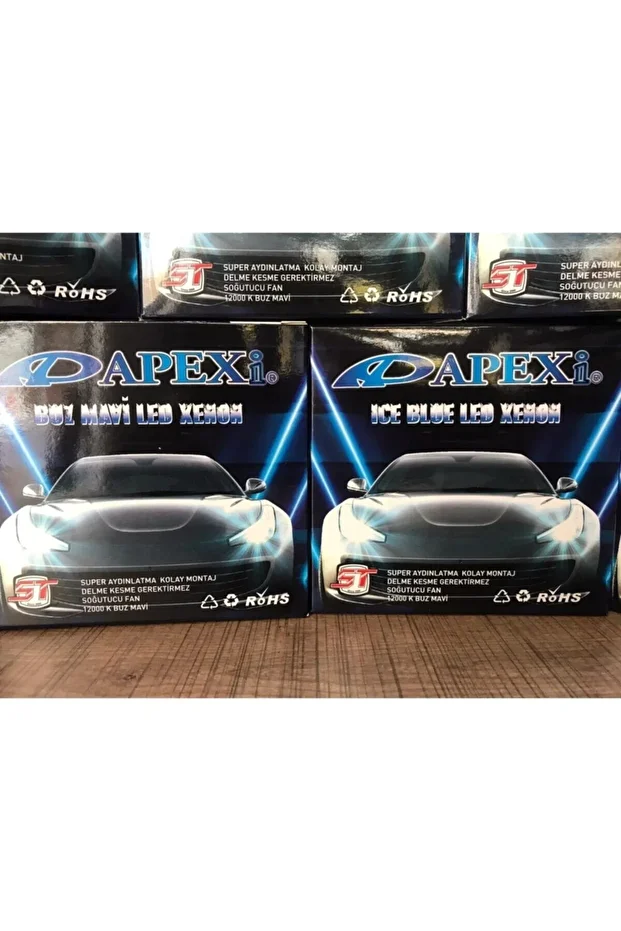 H4 Buz Mavi Led Xenon-şimşek Etkili-10800 Lm 12000k- Yüksek Aydınlatma Gücü - 2