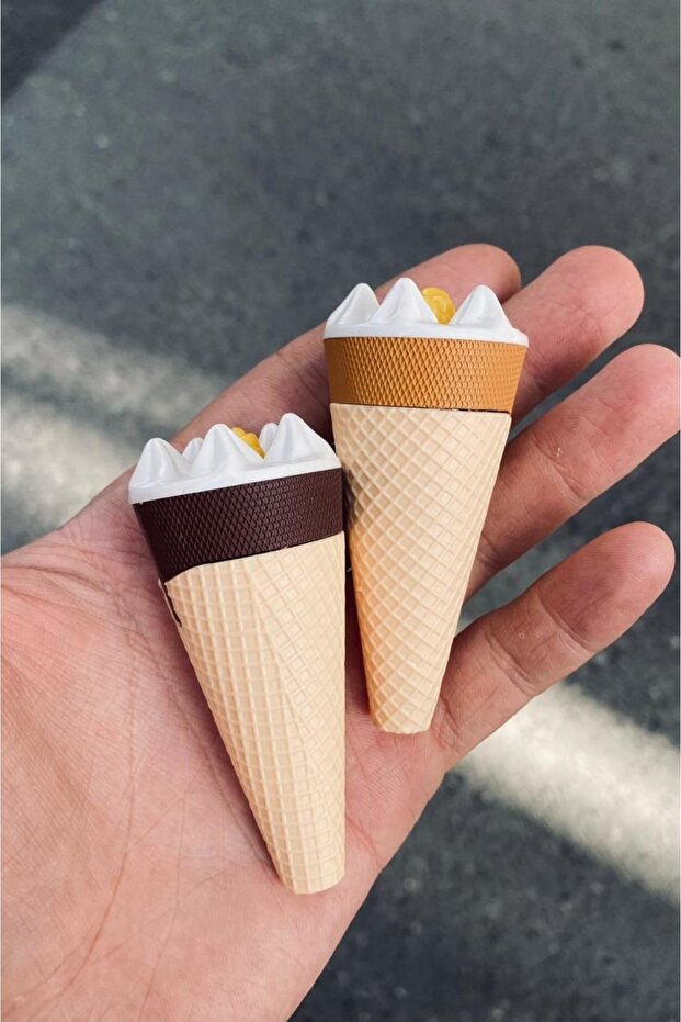 Külah Dondurma Çakmak Açık Kahve - 1