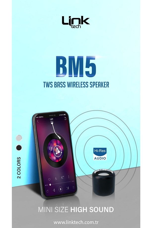 Link Tech Bm5 Premium Bluetooth Hoparlör - 1