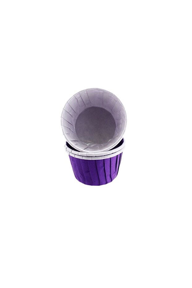 Muffin Cupcake Cake Mold Special Pet Capsule 20 Pieces Purple Color