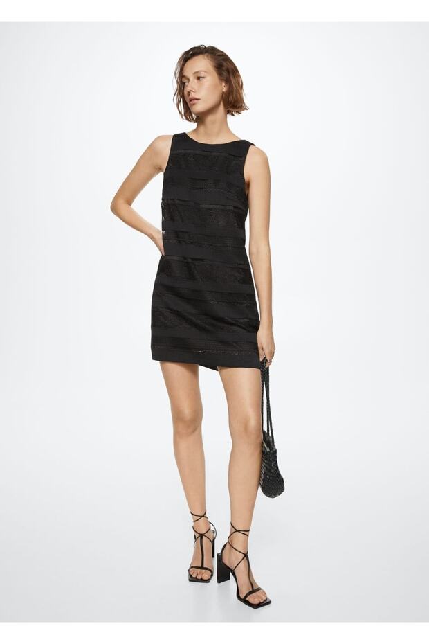 Ajur Detaylı Elbise - 2