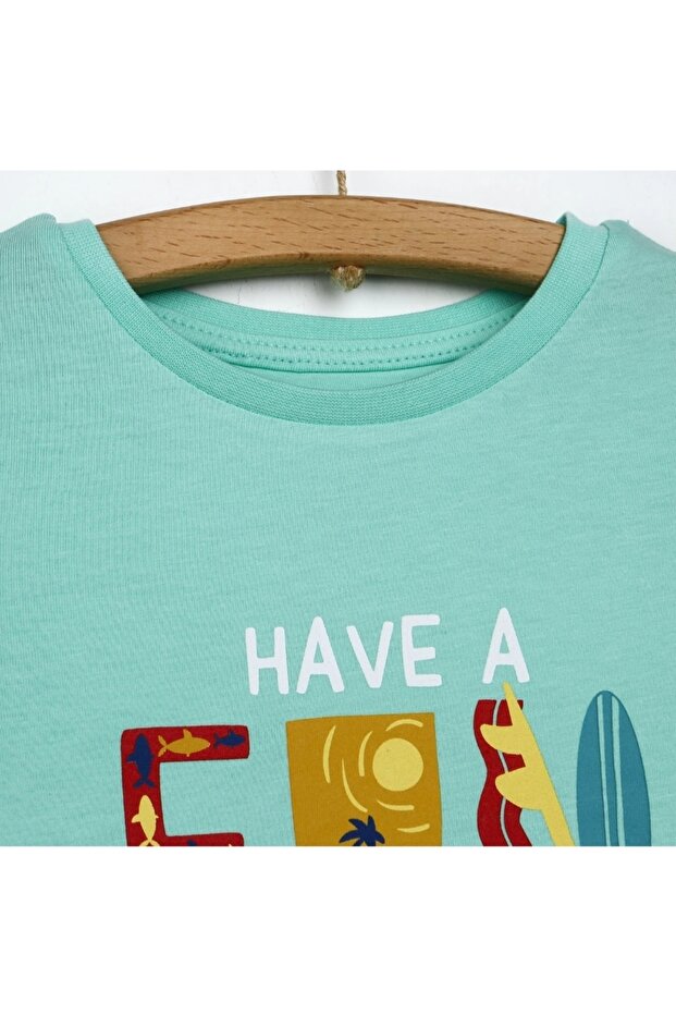 Basic Erkek Bebek Pamuklu Tshirt - 2