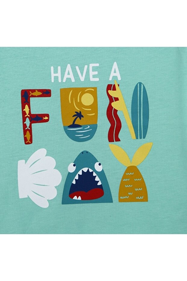 Basic Erkek Bebek Pamuklu Tshirt - 3