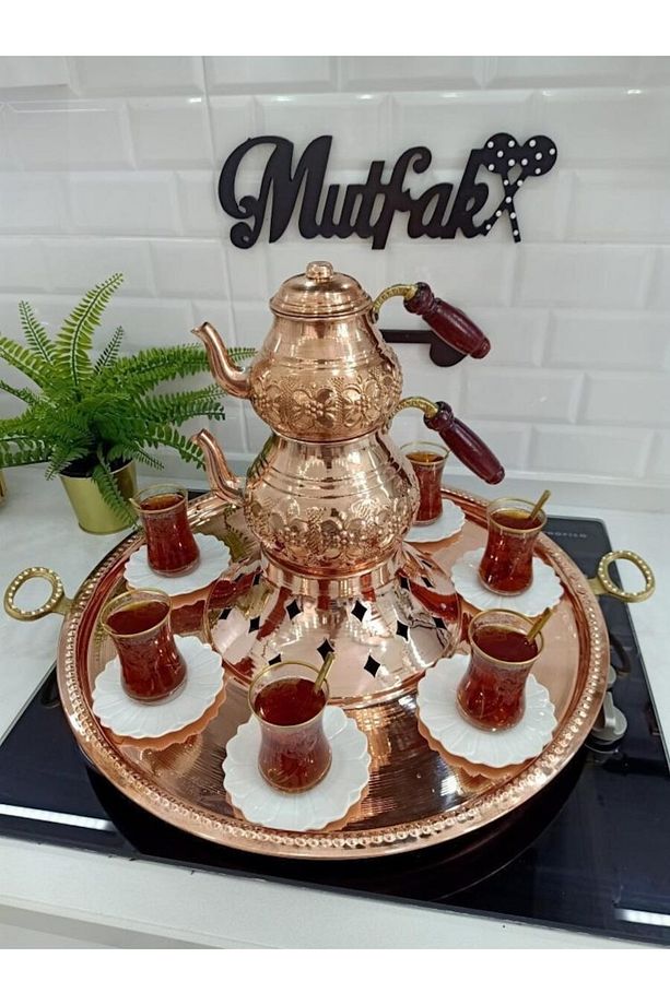 Bakır Kahvaltı Sunum Seti - 2