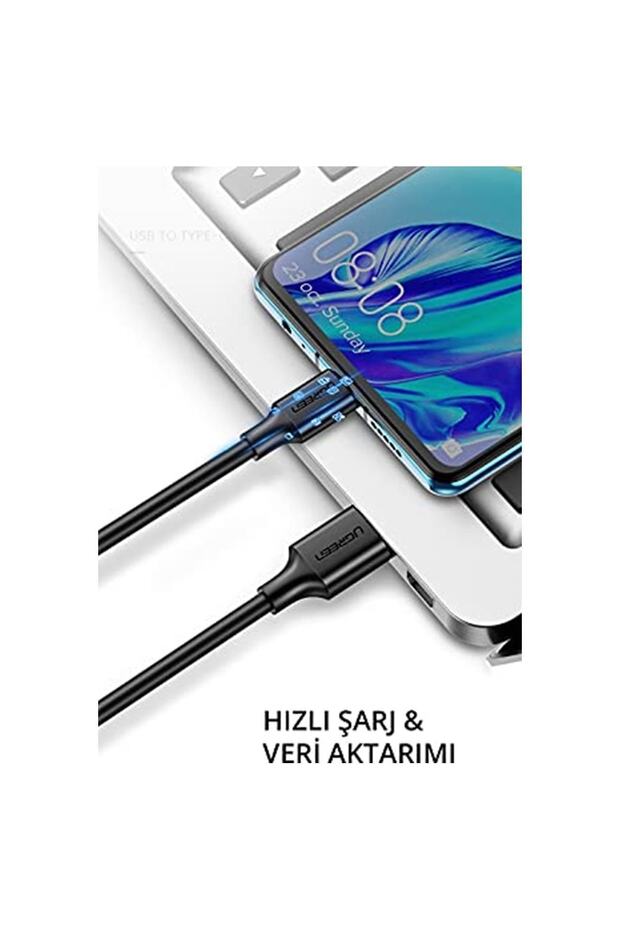 Usb 3.0 Type-c Data Ve Şarj Kablosu 1.5 Metre Siyah - 3