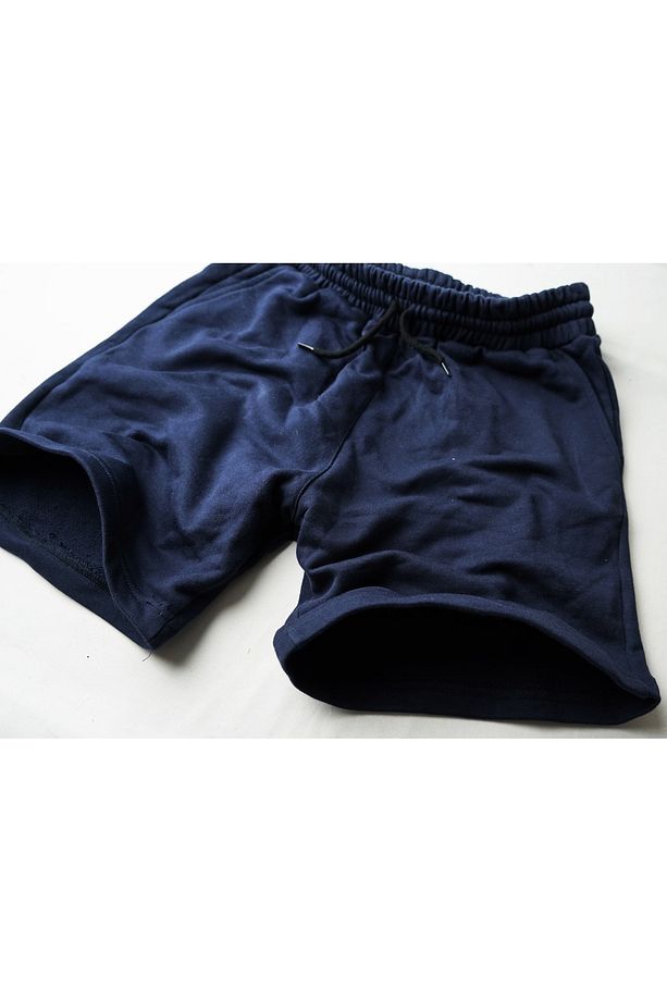 Slim Fit 2 Cepli Pamuklu Penye Şort - 3