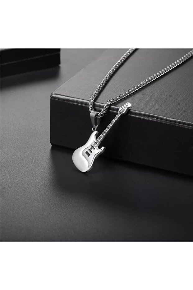 Gitar Kolye Paslanmaz Çelik - 2