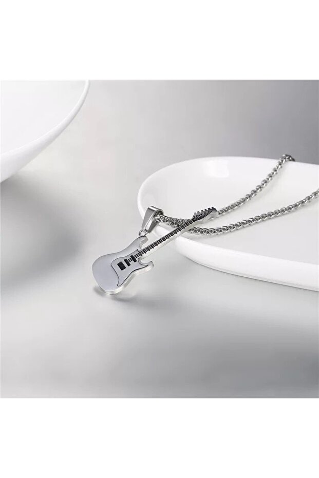 Gitar Kolye Paslanmaz Çelik - 6