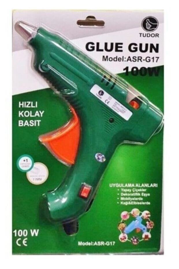 Kırmızı Sıcak Silikon Tabancası 100 Watt 10 Adet 11 mm - 3