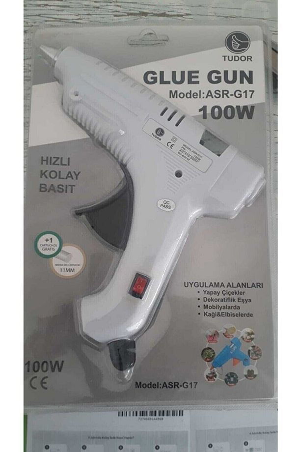 Kırmızı Sıcak Silikon Tabancası 100 Watt 10 Adet 11 mm - 4
