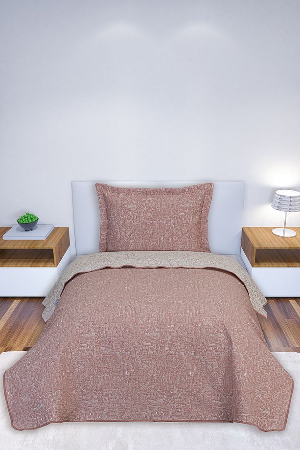 Space Vh Bedding Double Face Yatak Örtüsü Tek Kişilik - 1