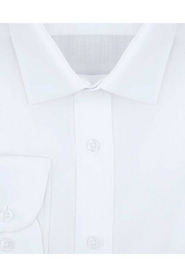 Beyaz Erkek Gömlek - 7