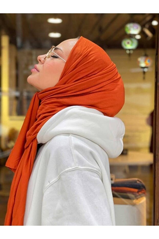 Hijab Combed Cotton Shawl Hijab Model Tile