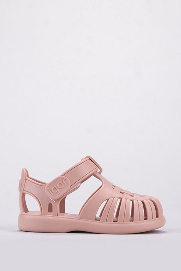 صندل توبي سوليد للأطفال باللون البيج - 1