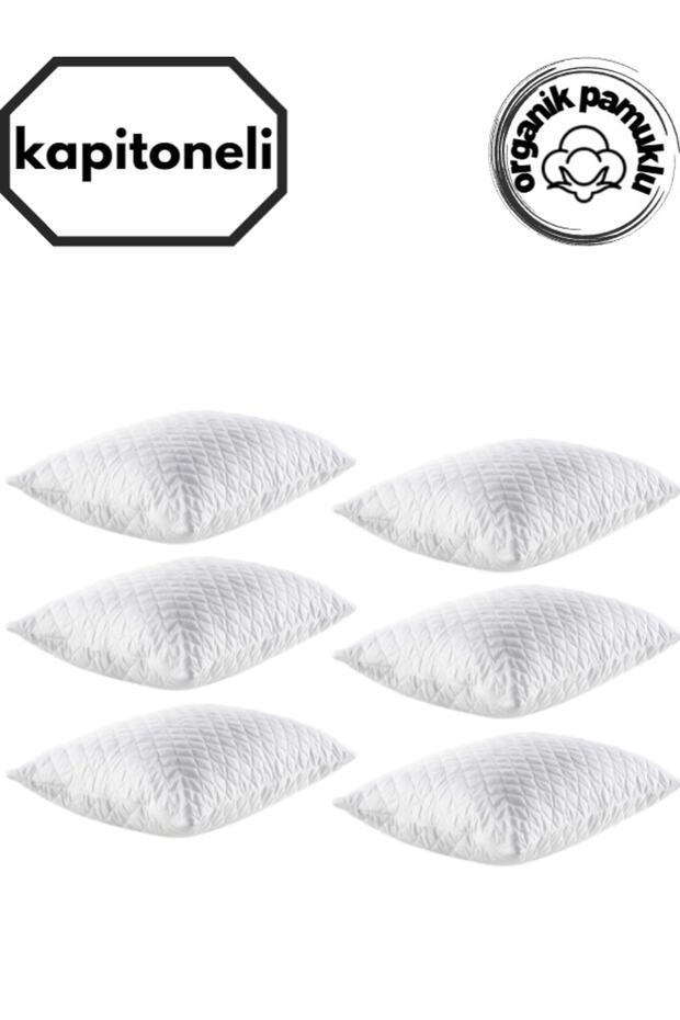 Quilted Pillow Covers with Zipper 50*70 Set of 6 Antiallergic and Antibacterial