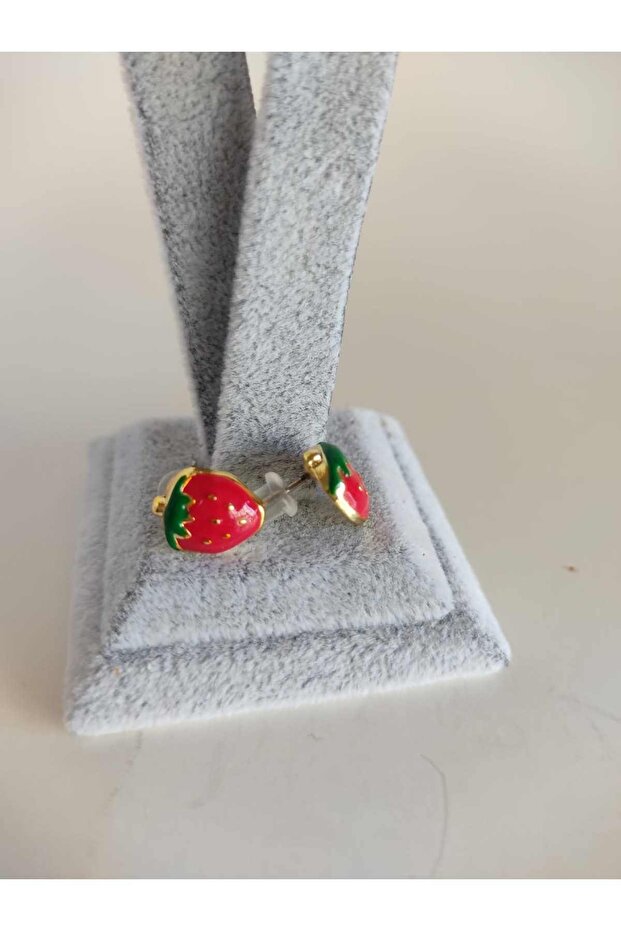 Çocuk Çilek Küpe - 2