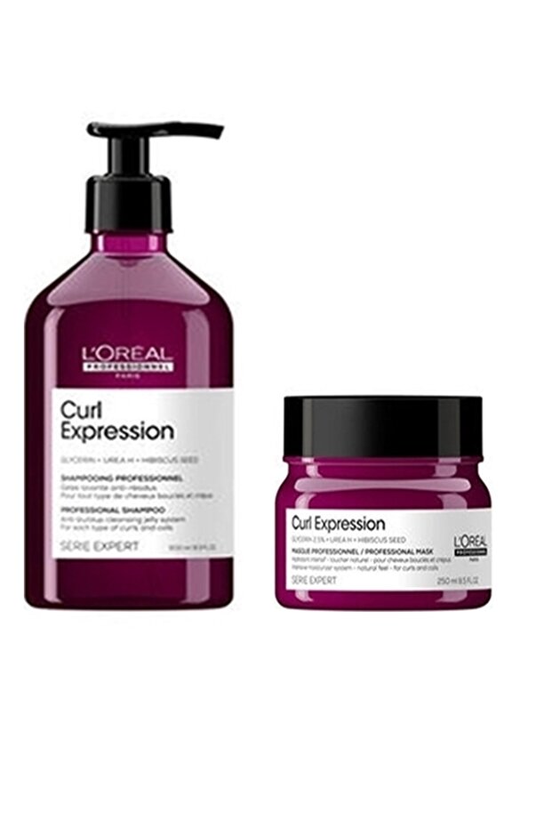 Serie Expert Curl Expression Kıvırcık Saçlar Için Birikme Önleyici Şampuan 500ml Maske 250ml - 1