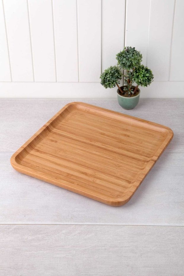Bambu Lüx 25cm Kare Servis-sunum
