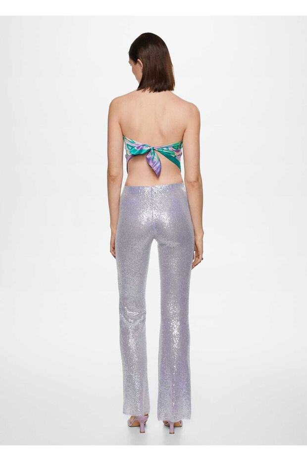 Payetli Pantolon - 4