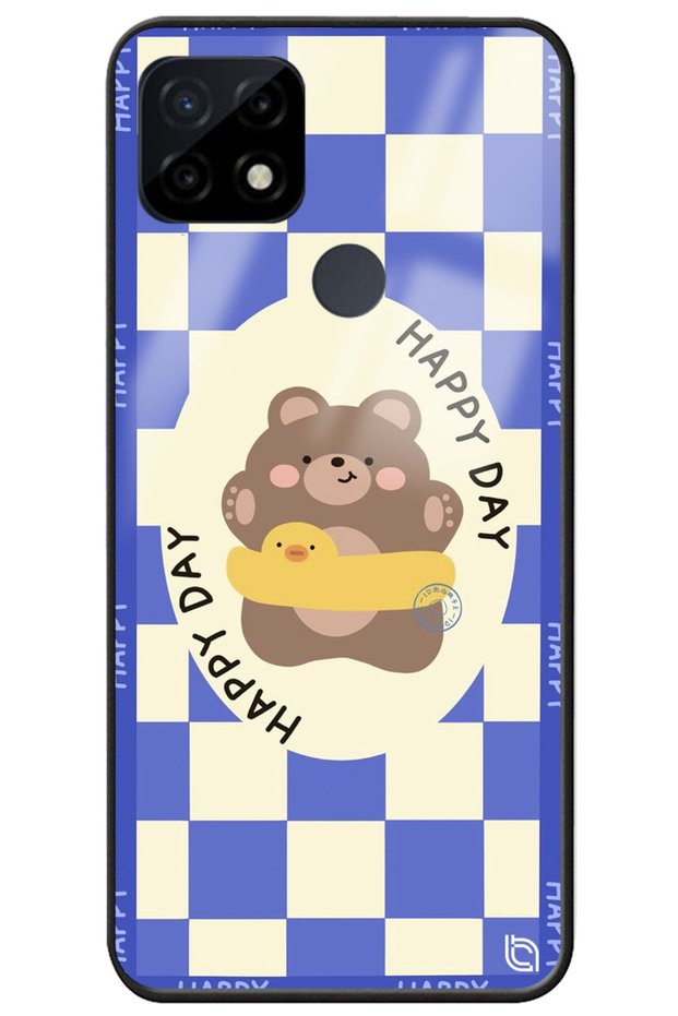 Oppo Realme C21 Happy Day Premium Patterned Glossy Phone Case