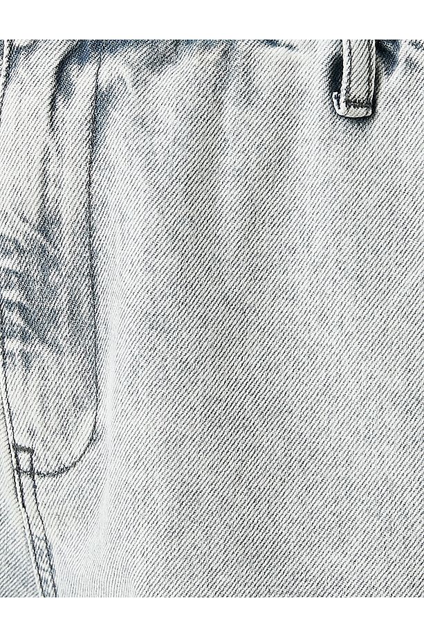 Yüksek Bel Kot Pantolon-baggy Jean - 6