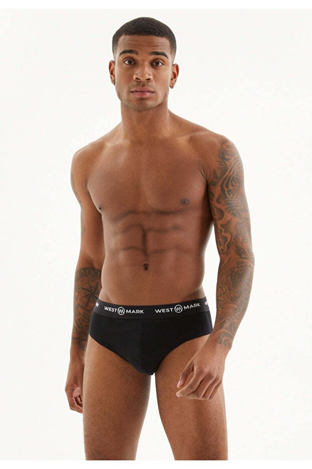 Solid Black Brief 3-pack - 2