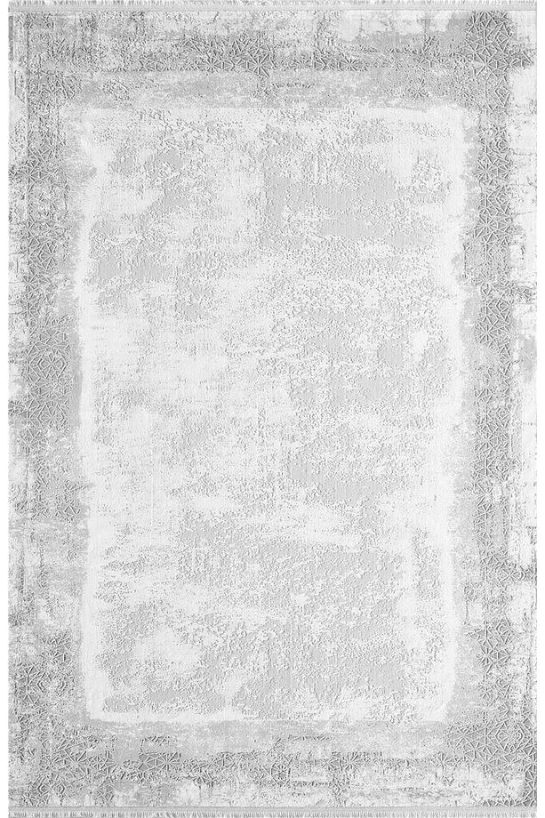 Monet Mt40a Gri Modern Makine Halısı - 1