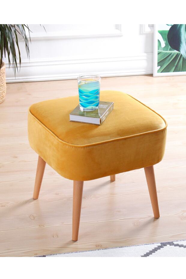 Bolien Puf - Sarı - 5