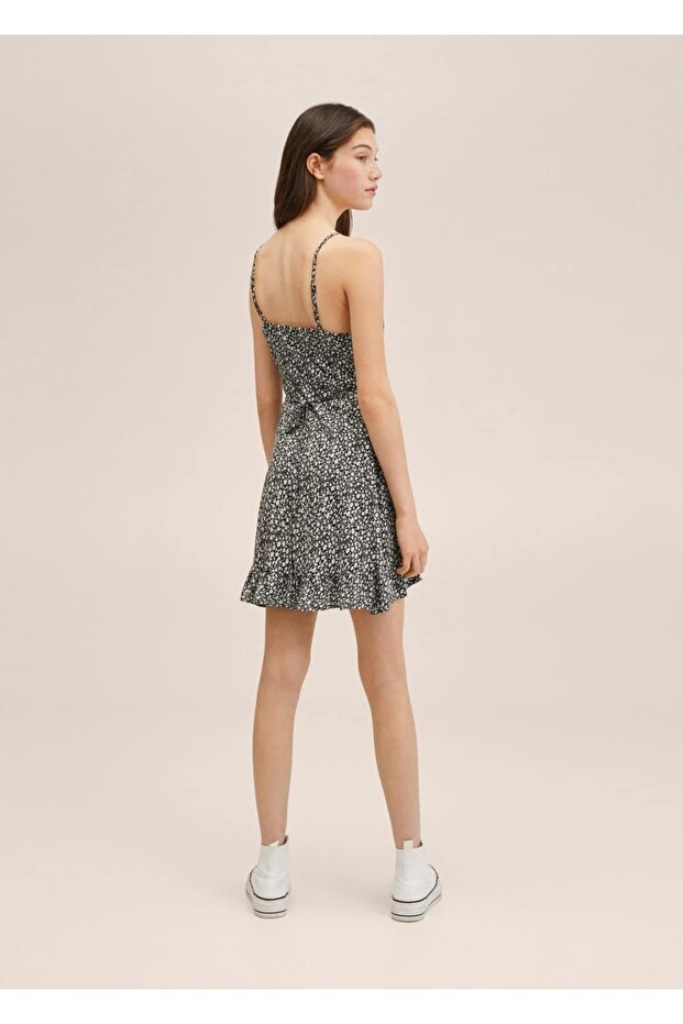 Çiçek Desenli Elbise - 4