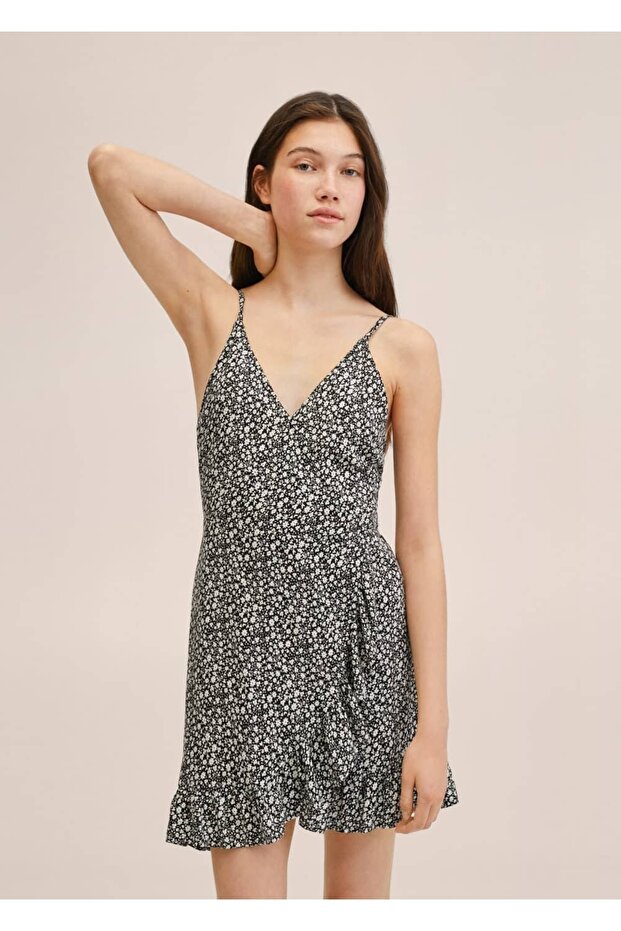 Çiçek Desenli Elbise - 6