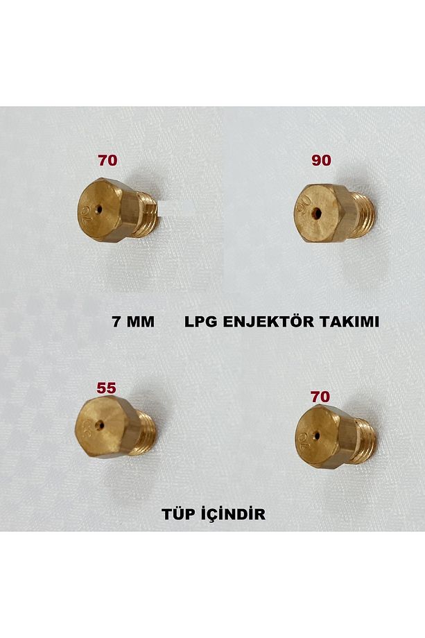 Ocak Lpg Tüp Dönüşüm Enjektör Memeleri Takım ,ölçü Almadan Sipariş Vermeyin - 1
