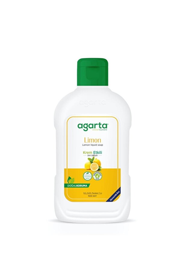 Natural Cream Effect Liquid Soap Lemon 1500 ml