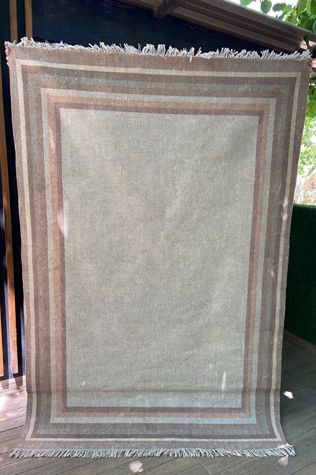 Bahama Striped Beige Scandinavian Rug 305