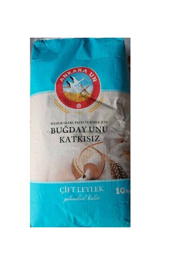 Ankara Un Çift Leylek Katkısız Buğday Unu 10 Kg - 1
