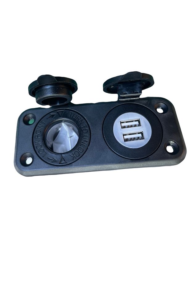 2.1 A Harici 2 Li Usb Yuvası Ve Çakmak Soketi Girişi 2 Li 12volt / 24 Volt Eng Pro - 6
