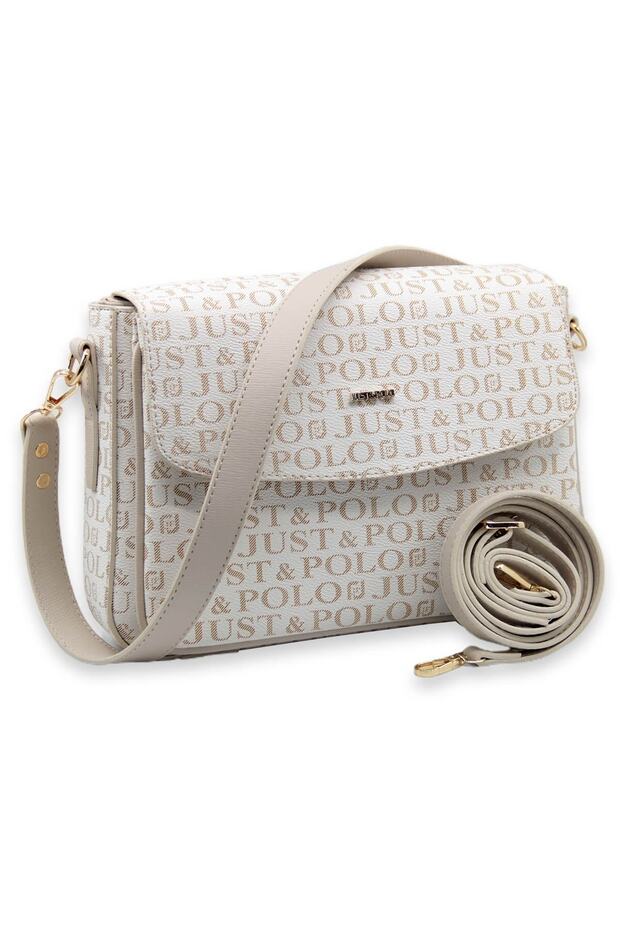 Women's 3-Compartment Magnetic Closure Hand and Shoulder Bag Pbu2186