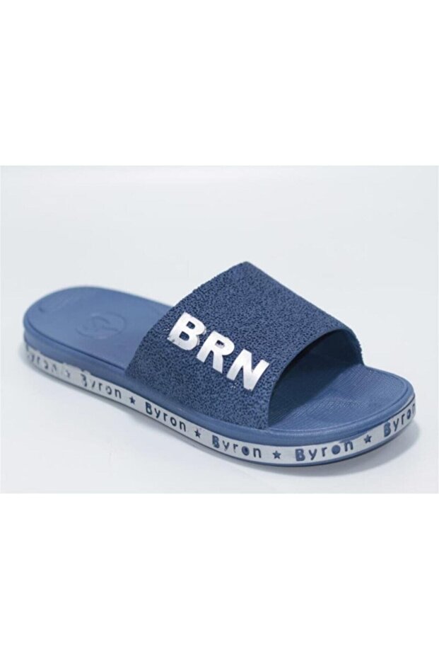 - Non-Slip Sole, Bathroom, Sea, Pool, Beach, Daily, Navy Blue, Unisex Slippers