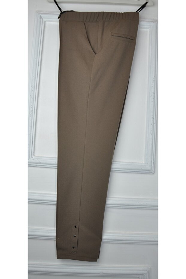 Crepe Skinny Leg Studded Trousers