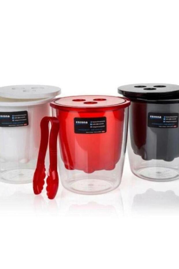 Pc Ice Bucket with Strainer and Lid Bo601