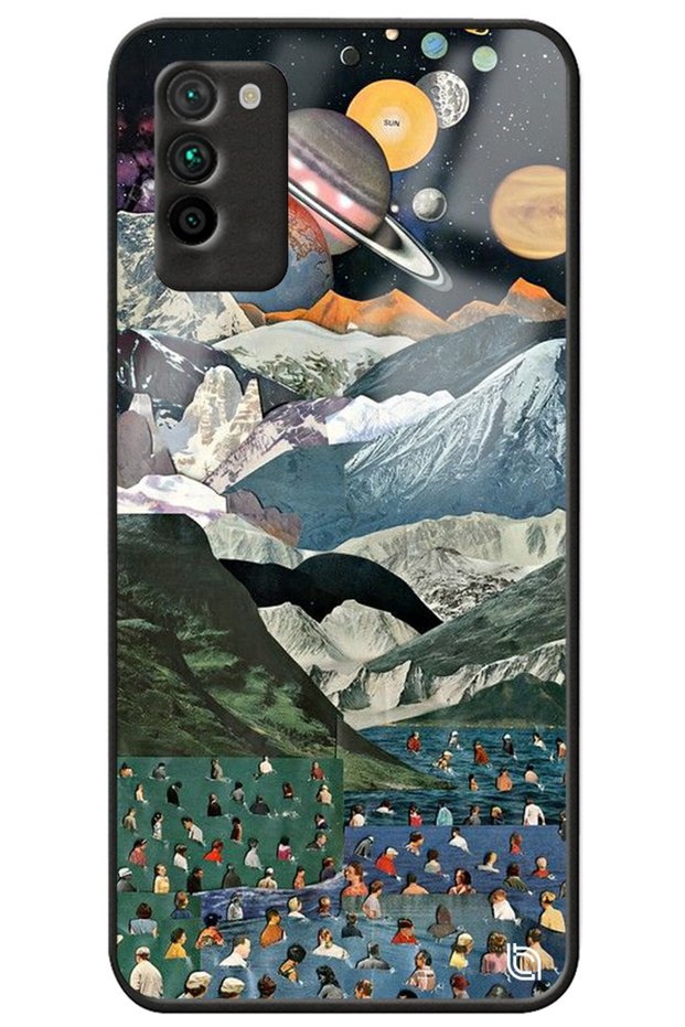 Samsung Galaxy S20 Fe Collage Premium Patterned Glossy Phone Case