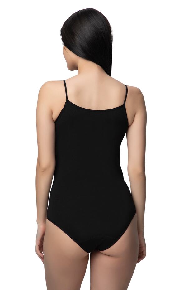 Kadın Kancalı Ip Askılı Bodysuit - 2