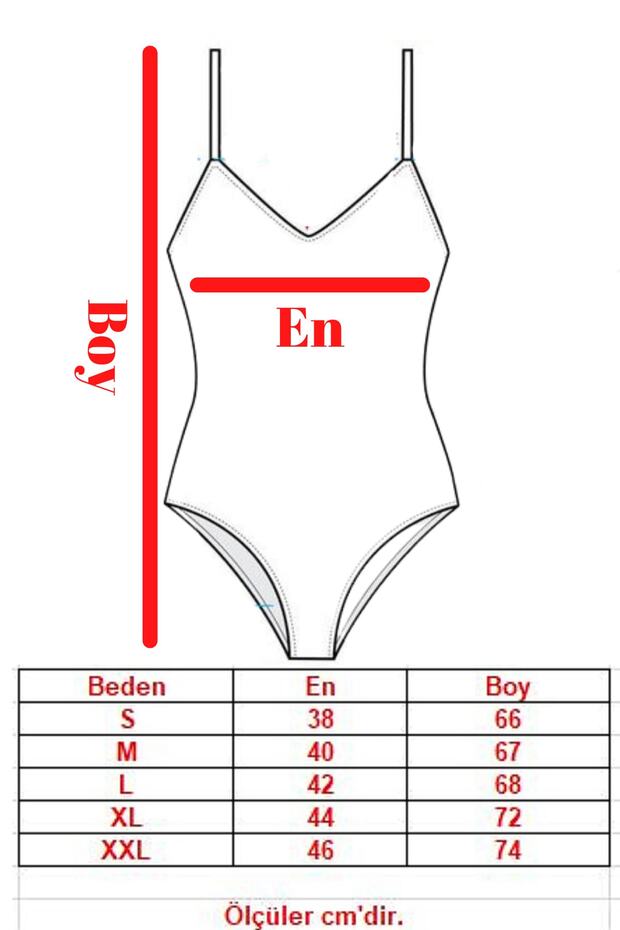 Kadın Kancalı Ip Askılı Bodysuit - 3
