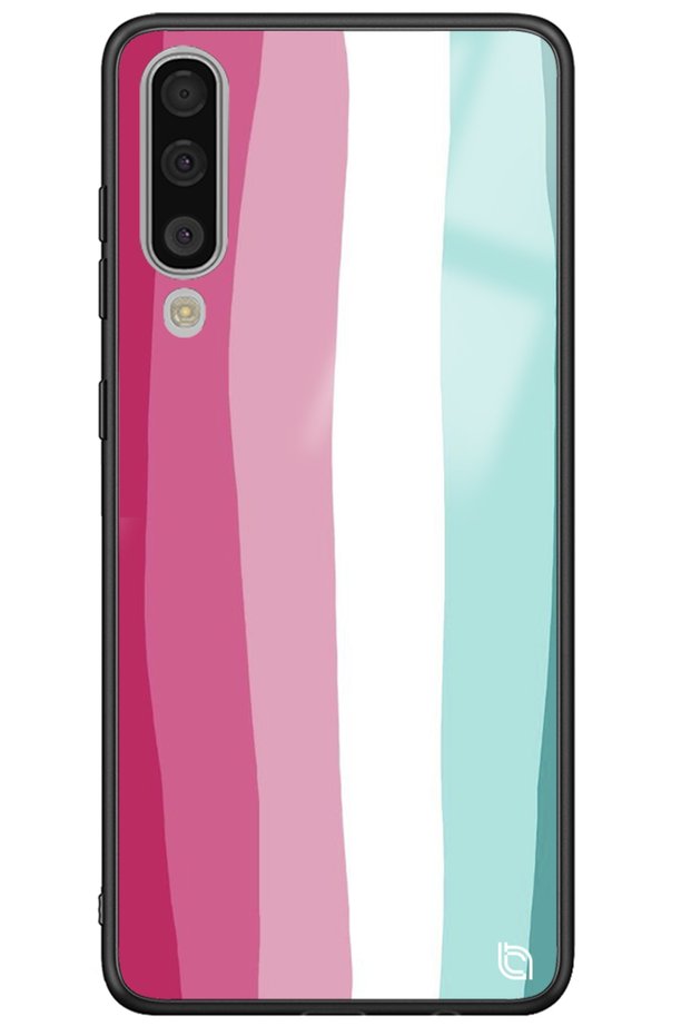 Teleplus Samsung Galaxy A50 Rainbow Rainbow Premium Patterned Glossy Phone Case
