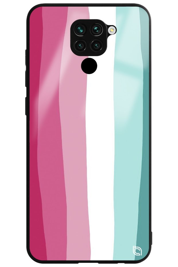 Xiaomi Redmi Note 9 Premium Rainbow Rainbow Pattern Glossy Phone Case