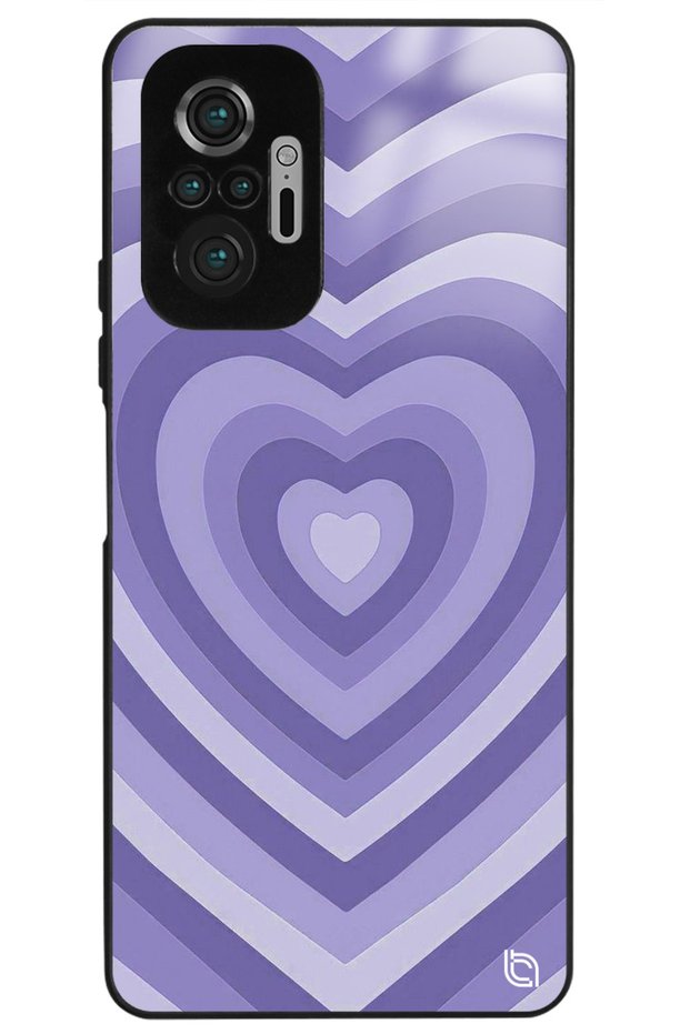 حافظة هاتف Xiaomi Redmi Note 10 Pro Hearts Premium لامعة