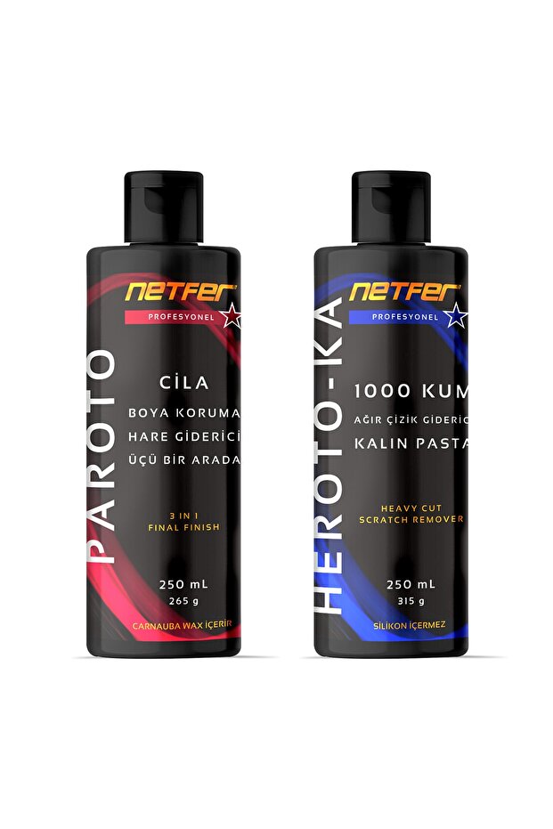 2'li Kalın Pasta Cila Set 2x250 ml